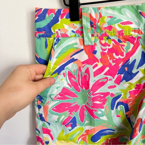 Lilly Pulitzer Callahan Shorts Green Size 4 - Picture 3 of 9